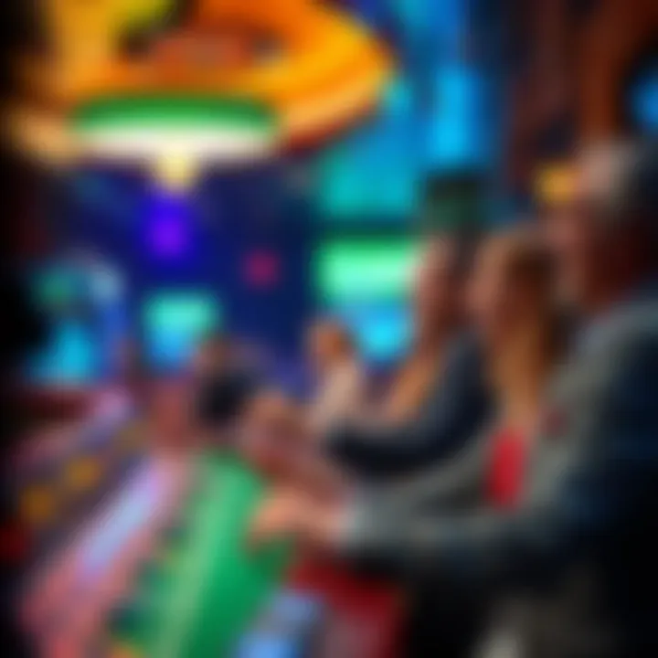 A lively casino event illustrating user engagement