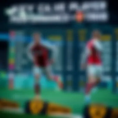 Performance data of key players from West Ham and Arsenal