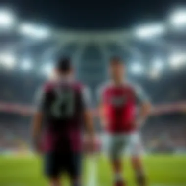 Statistical comparison of West Ham and Arsenal